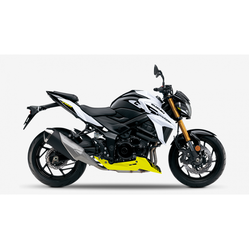 GSX-S750A - PEARL BRILLIANT WHITE / CHAMPION YELLOW NO.2 (B55)