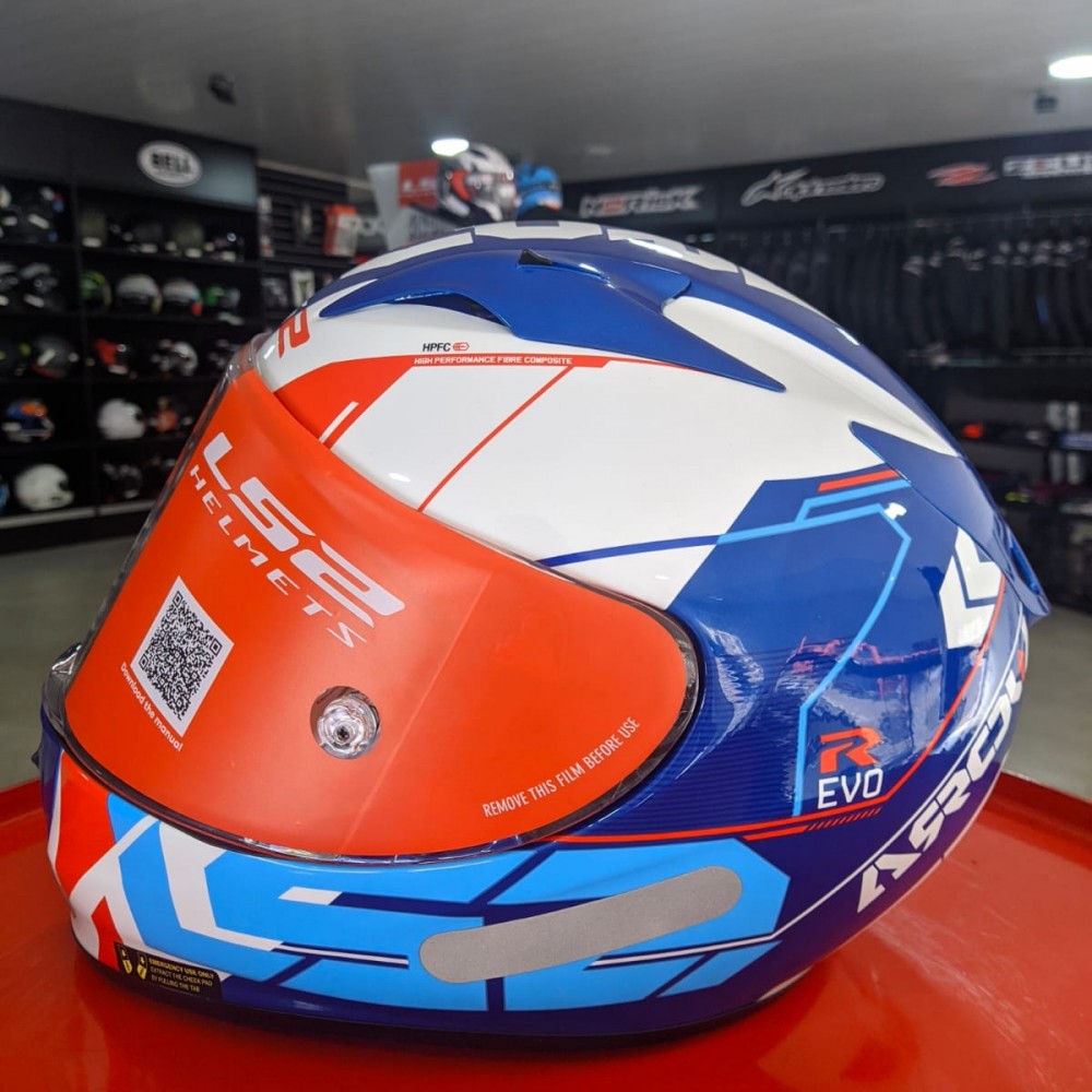 Capacete LS2 FF323 Arrow R Evo Techno Azul