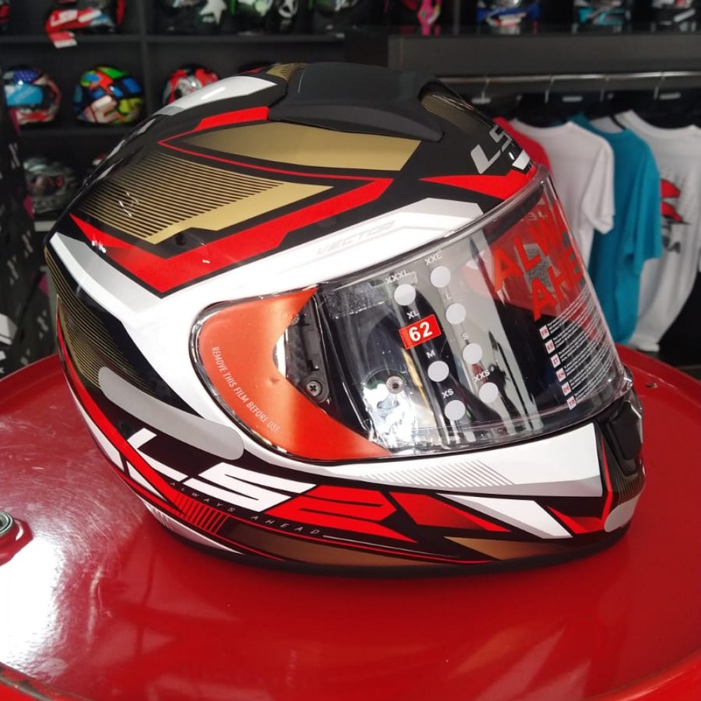 CAPACETE LS2 VECTOR RIDER DOURADO