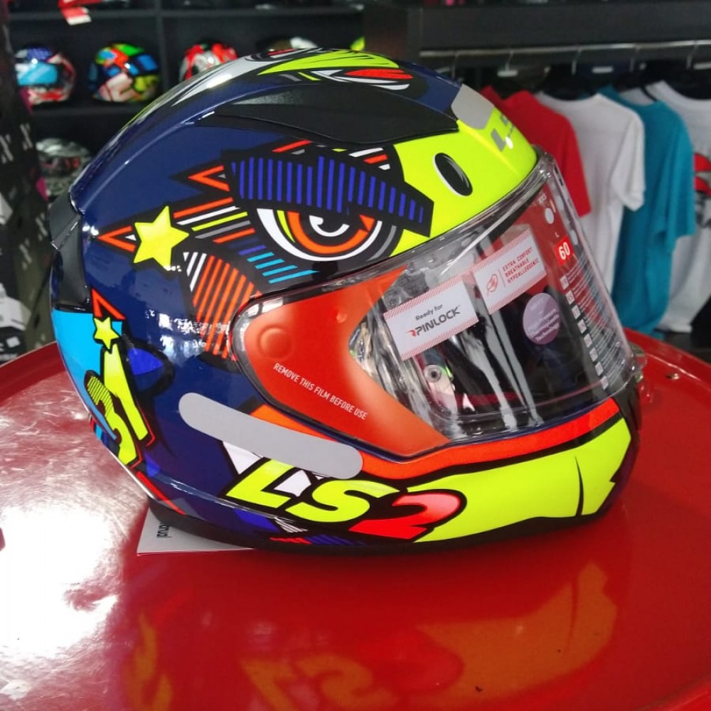 CAPACETE LS2 RAPID KHAN AMARELO