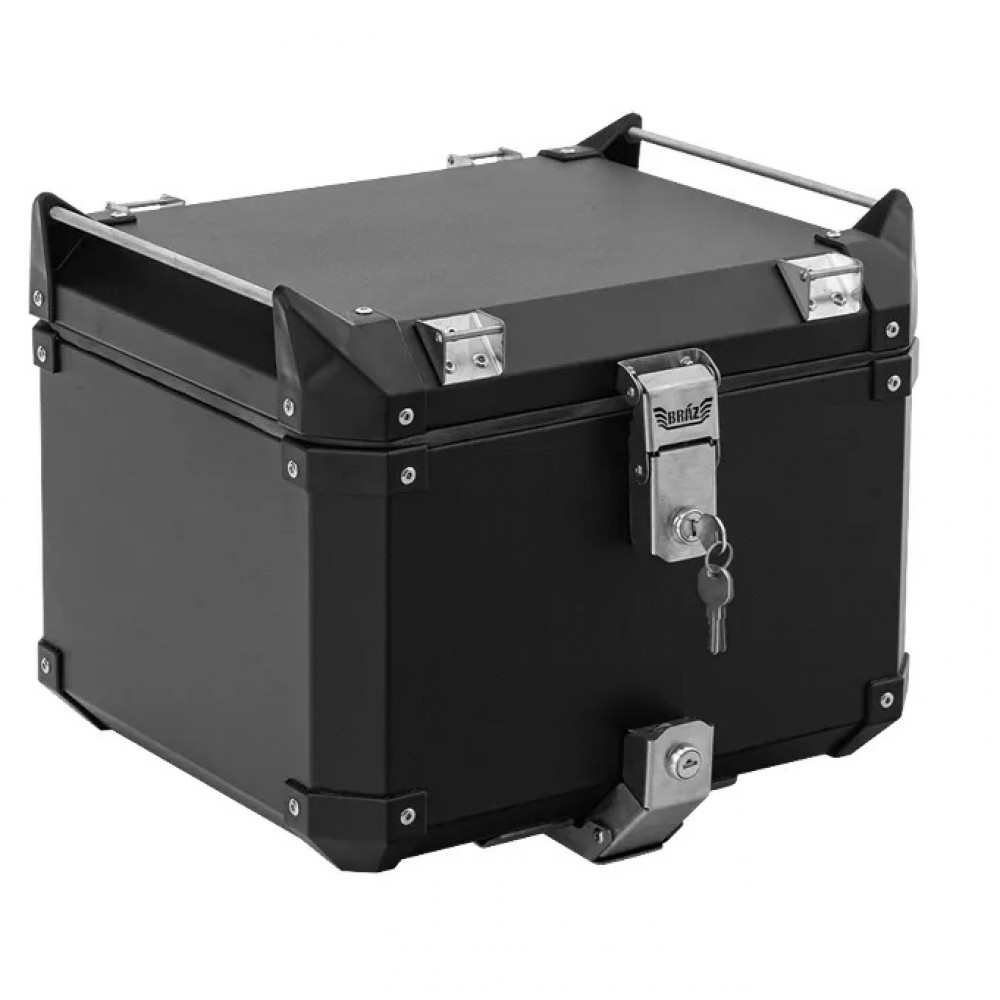 Bauleto Atacama 43L Aluminio Preto Top Case Bráz