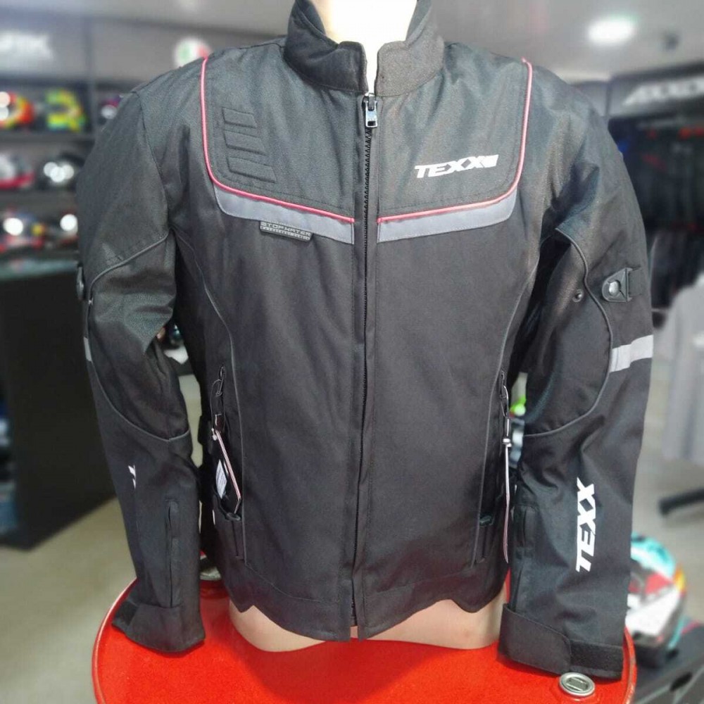 Jaqueta Texx New Strike V2 Lady Preta  vermelha