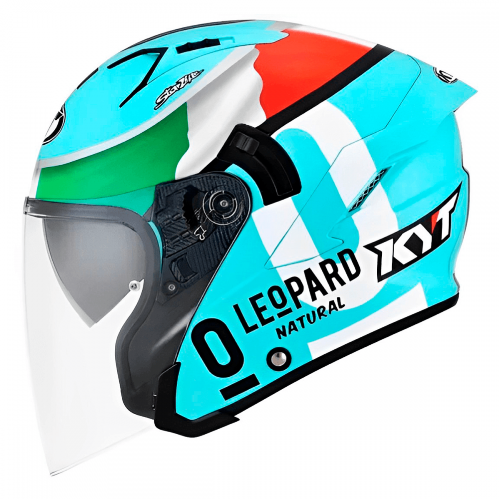 Capacete Kyt D-city Dennis Foggia Leopard