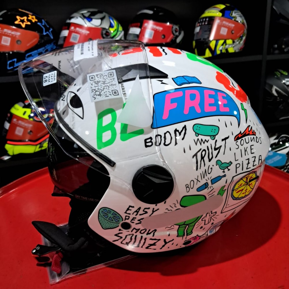 Capacete Norisk Orion Sv Free Branco