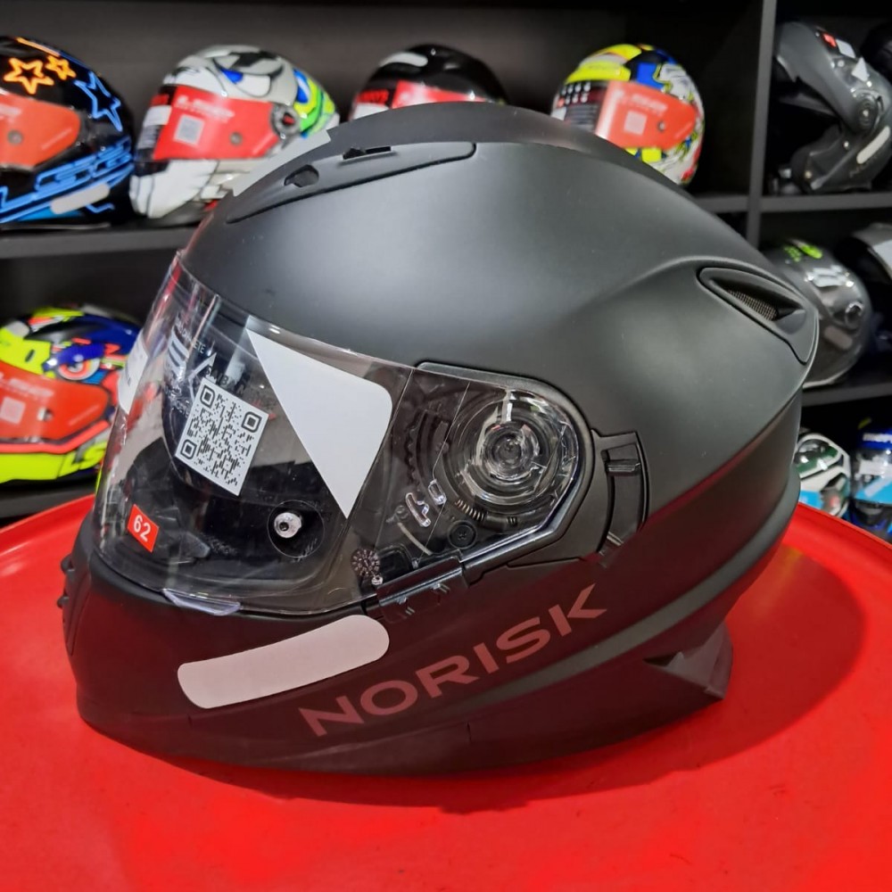 Capacete Norisk Ff302 Preto Fosco