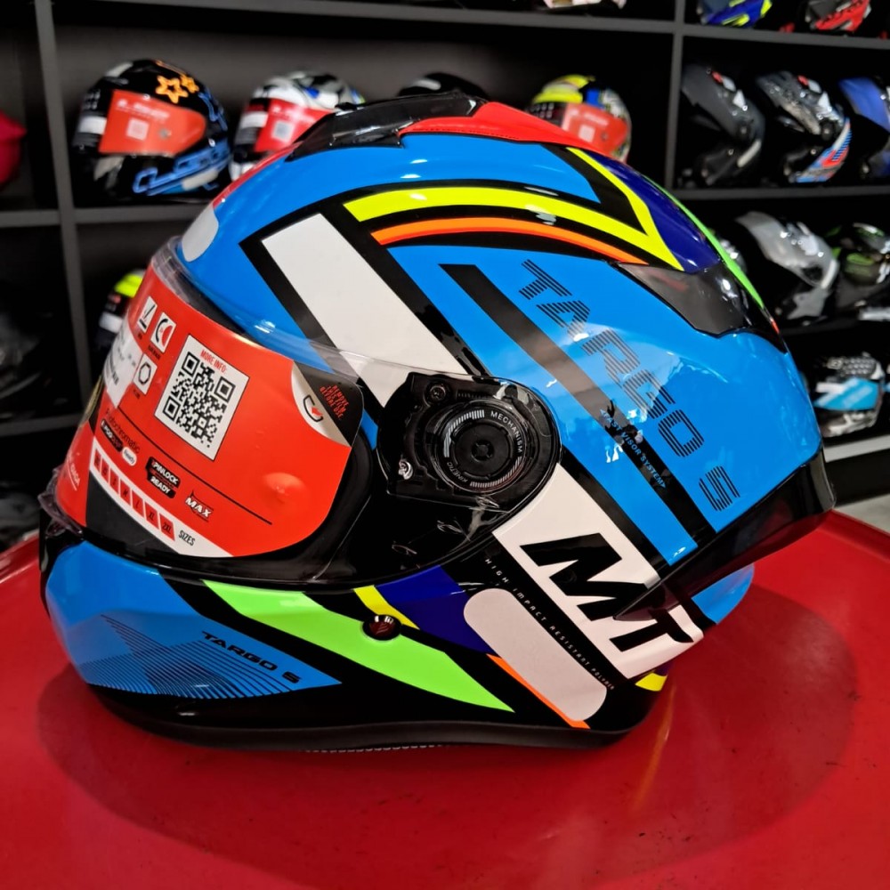 Capacete Mt Targo S Torvi A17 Azul