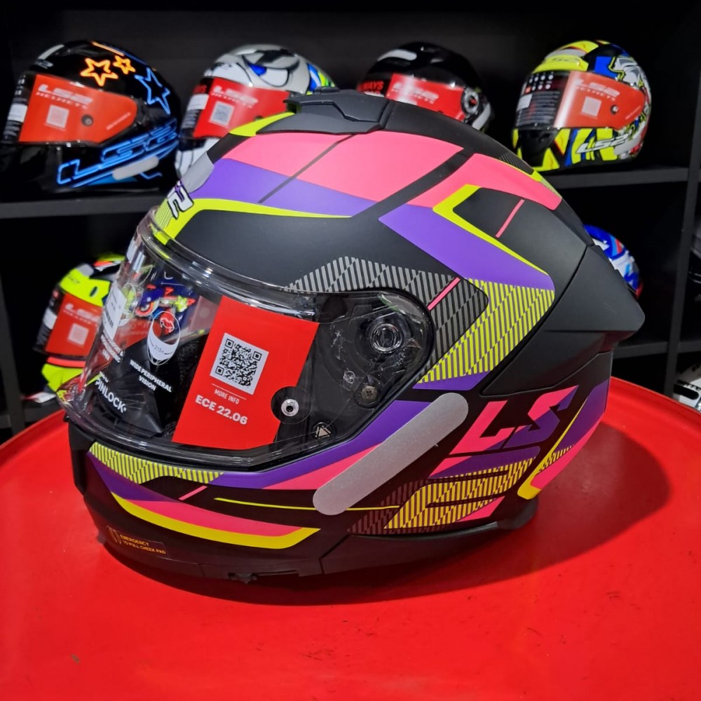 Capacete Ls2 Stream Ii Road Rosa Fosco