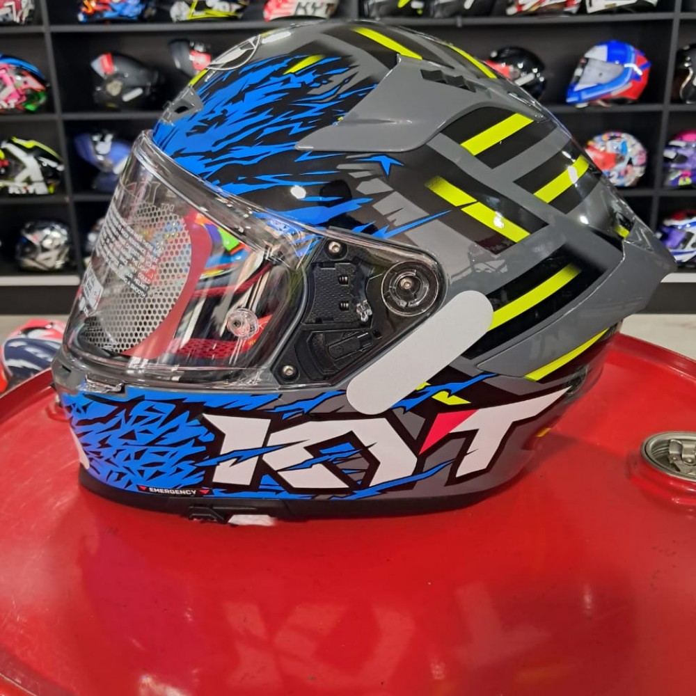Capacete Kyt Striker 2v Flaming Nardo Grey