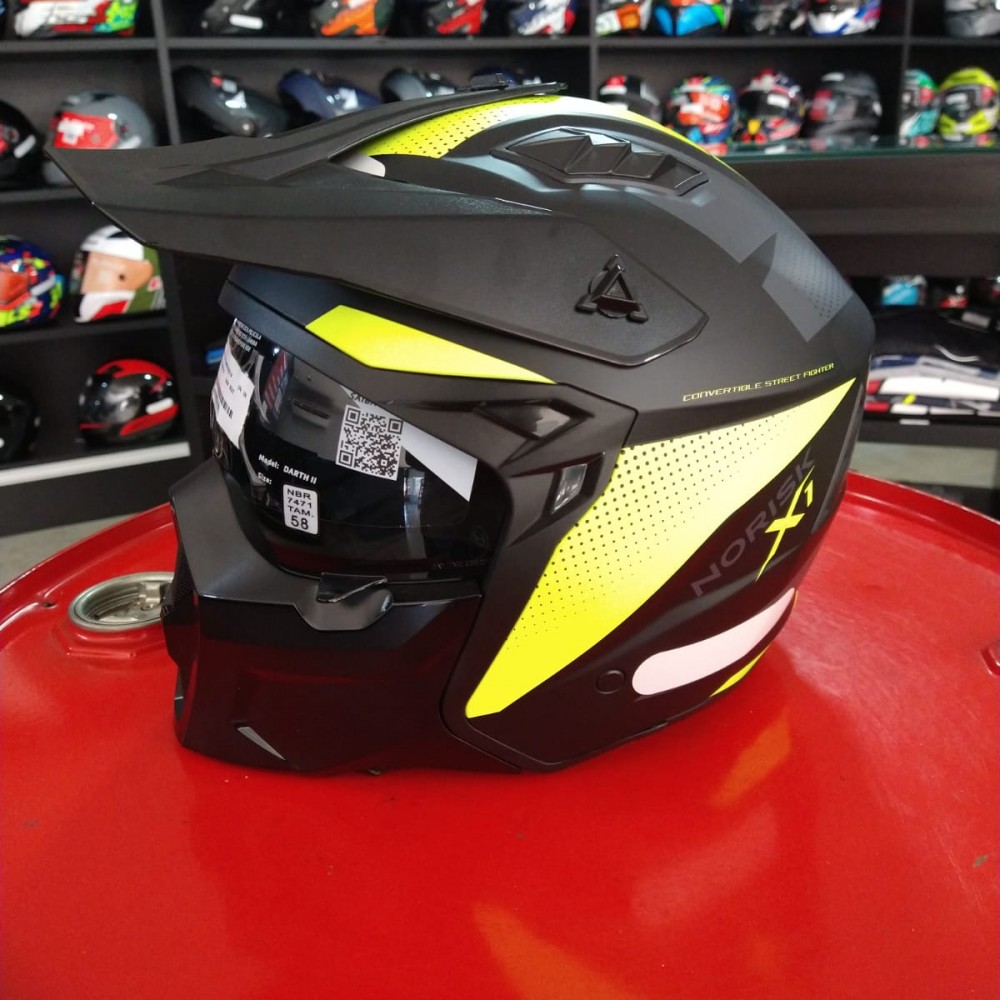 Capacete Norisk Darth Monocolor