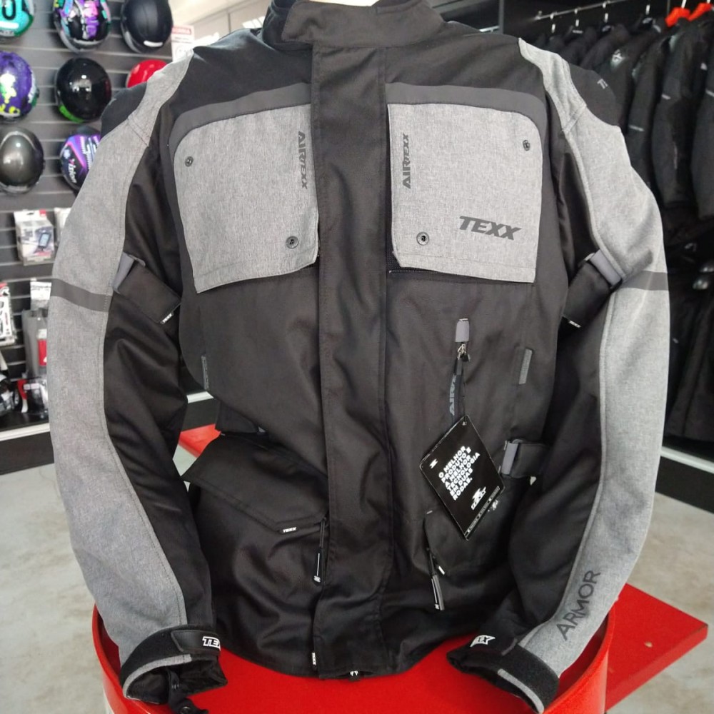 Jaqueta Texx Masculina Armor Preto/cinza
